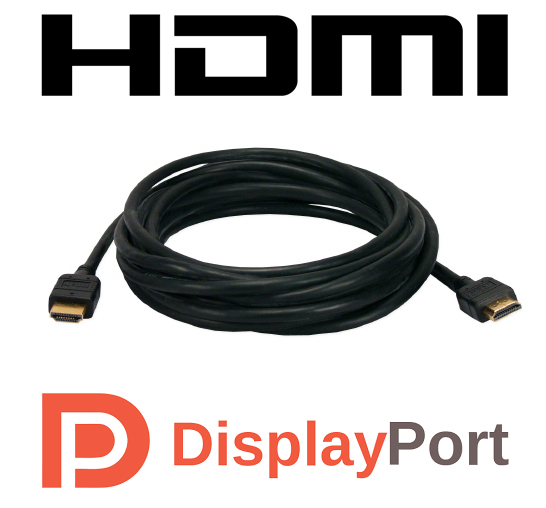HDMI and DisplayPort Cables special